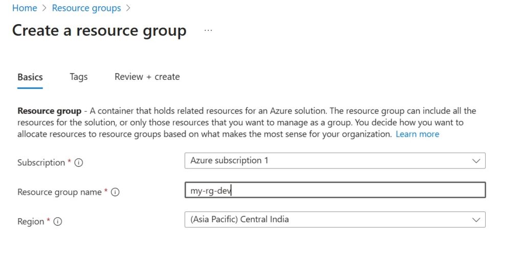Add tags while Setup Azure SQL Database